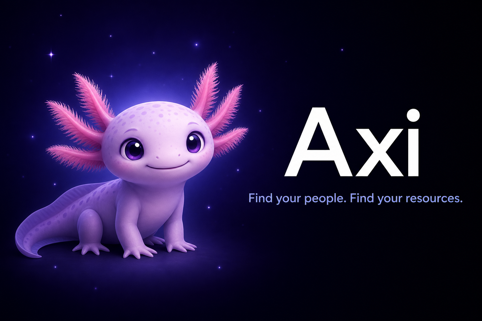 Axi — Find your people. Find your resources.